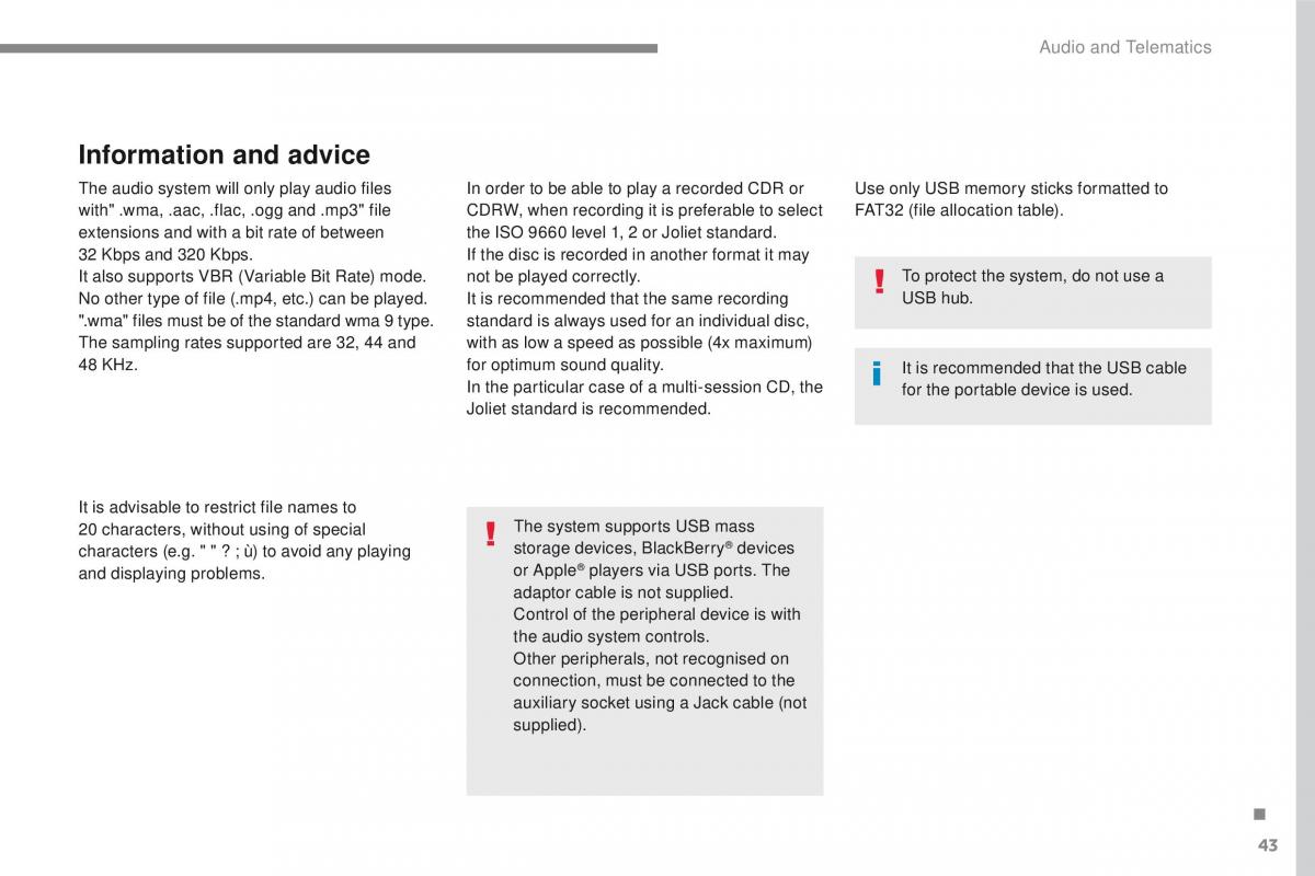 Peugeot 2008 owners manual / page 417