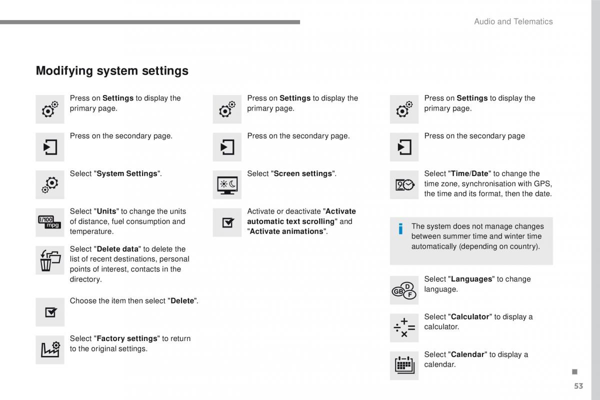 Peugeot 2008 owners manual / page 427