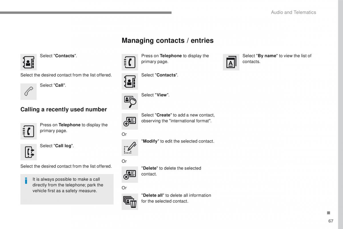 Peugeot 2008 owners manual / page 441