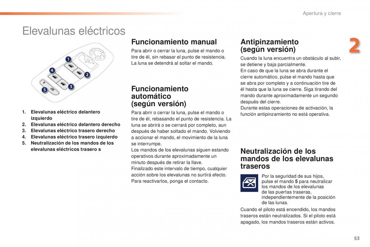 Peugeot 2008 manual del propietario / page 55