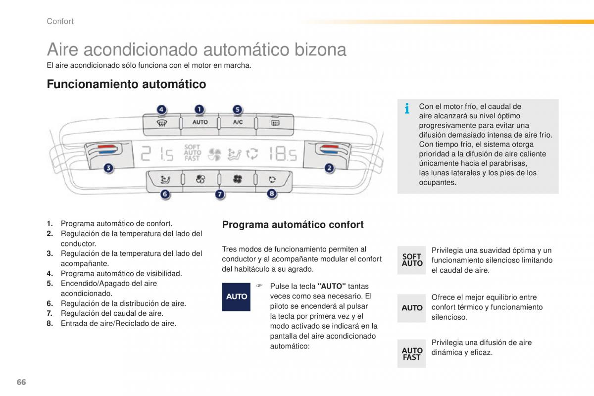 Peugeot 2008 manual del propietario / page 68