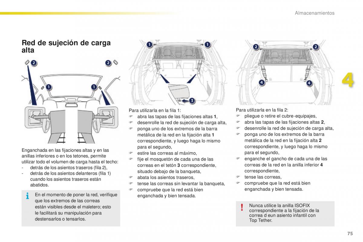 Peugeot 2008 manual del propietario / page 77