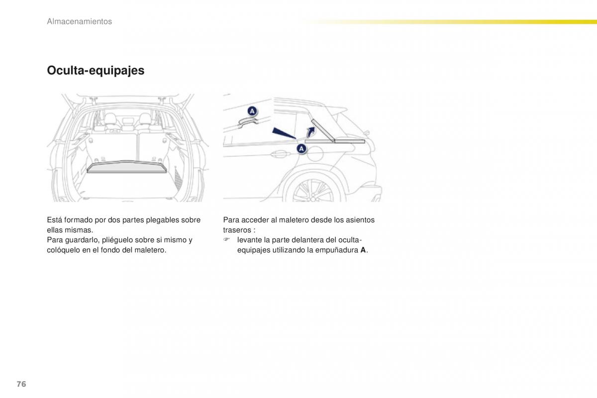 Peugeot 2008 manual del propietario / page 78