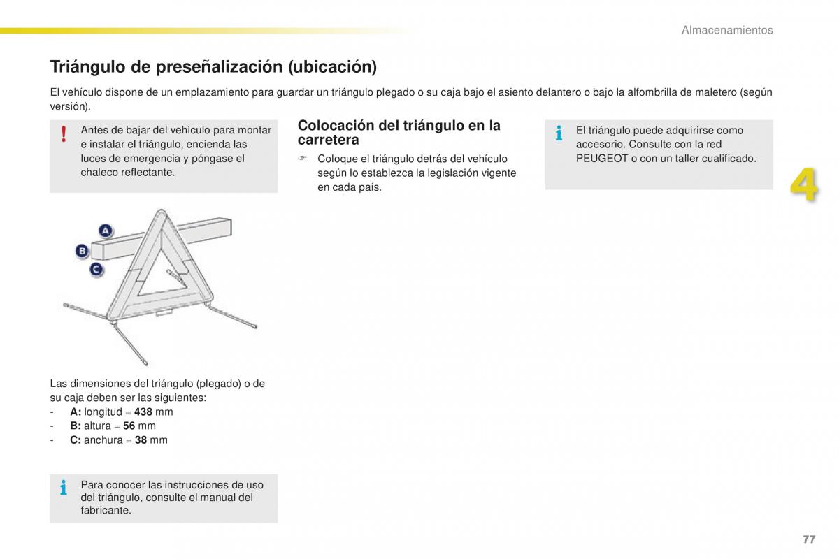 Peugeot 2008 manual del propietario / page 79