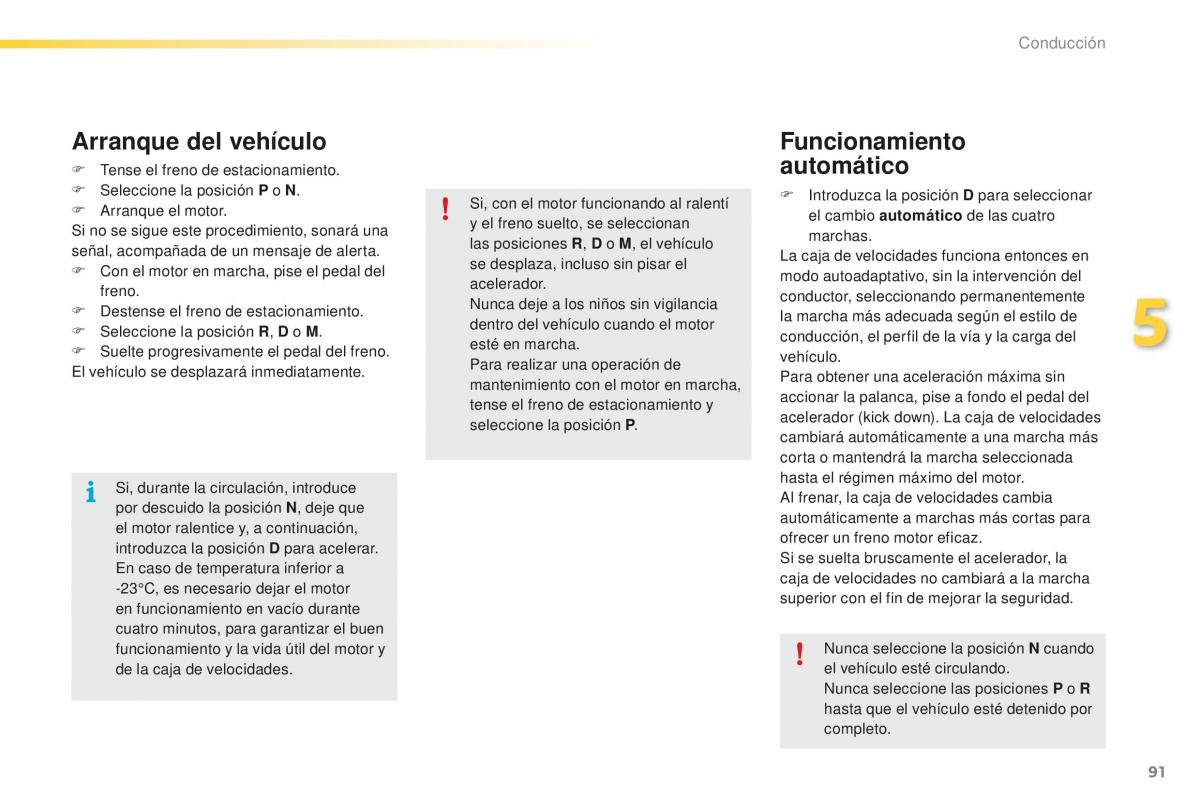 Peugeot 2008 manual del propietario / page 93