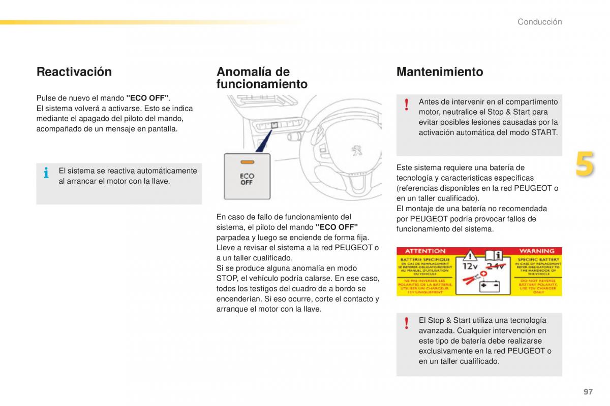 Peugeot 2008 manual del propietario / page 99