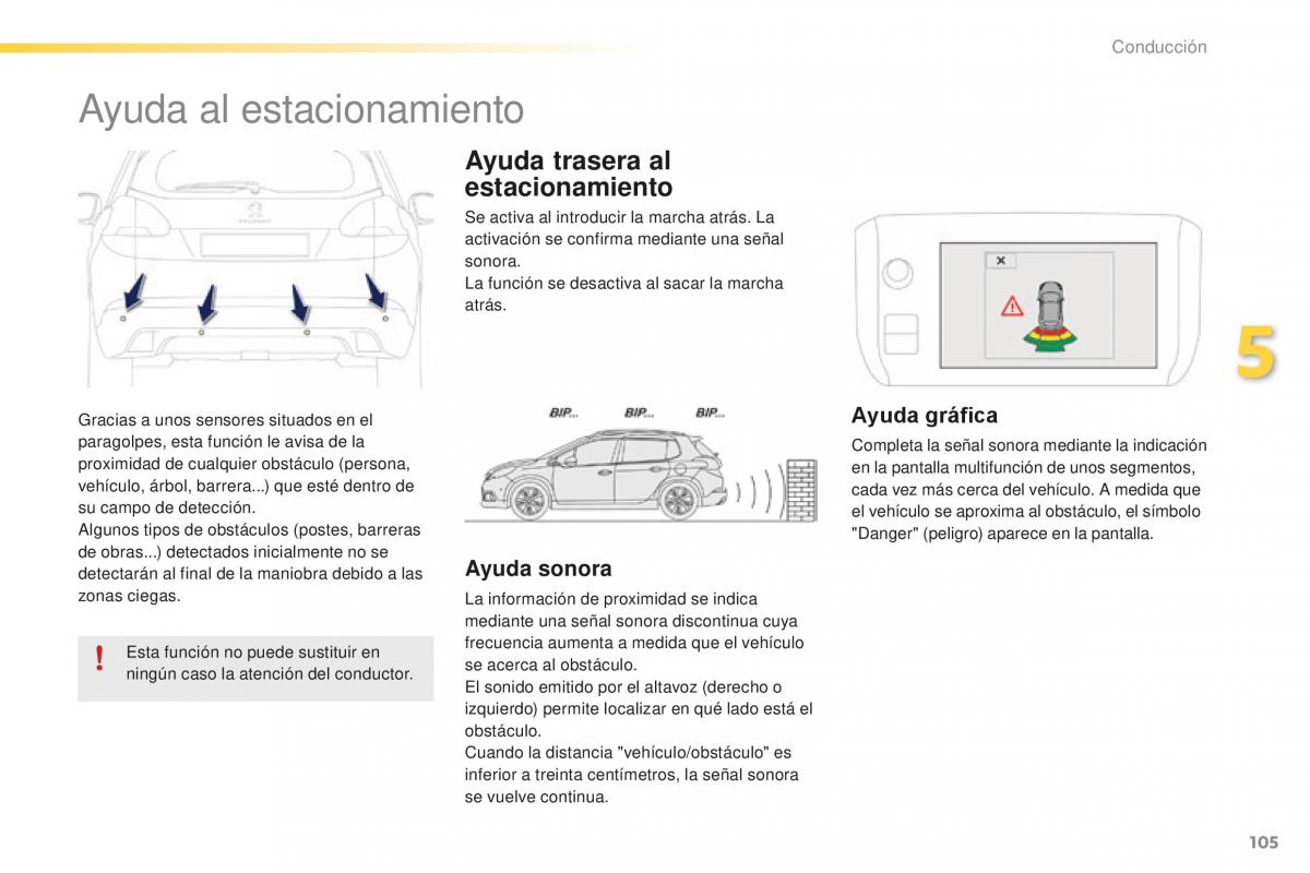 Peugeot 2008 manual del propietario / page 107