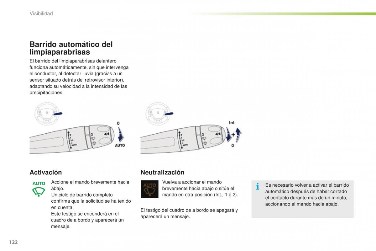 Peugeot 2008 manual del propietario / page 124