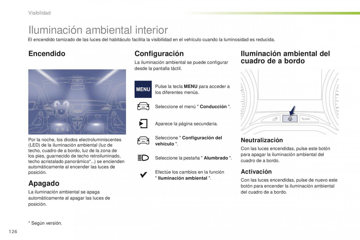 Peugeot 2008 manual del propietario / page 128