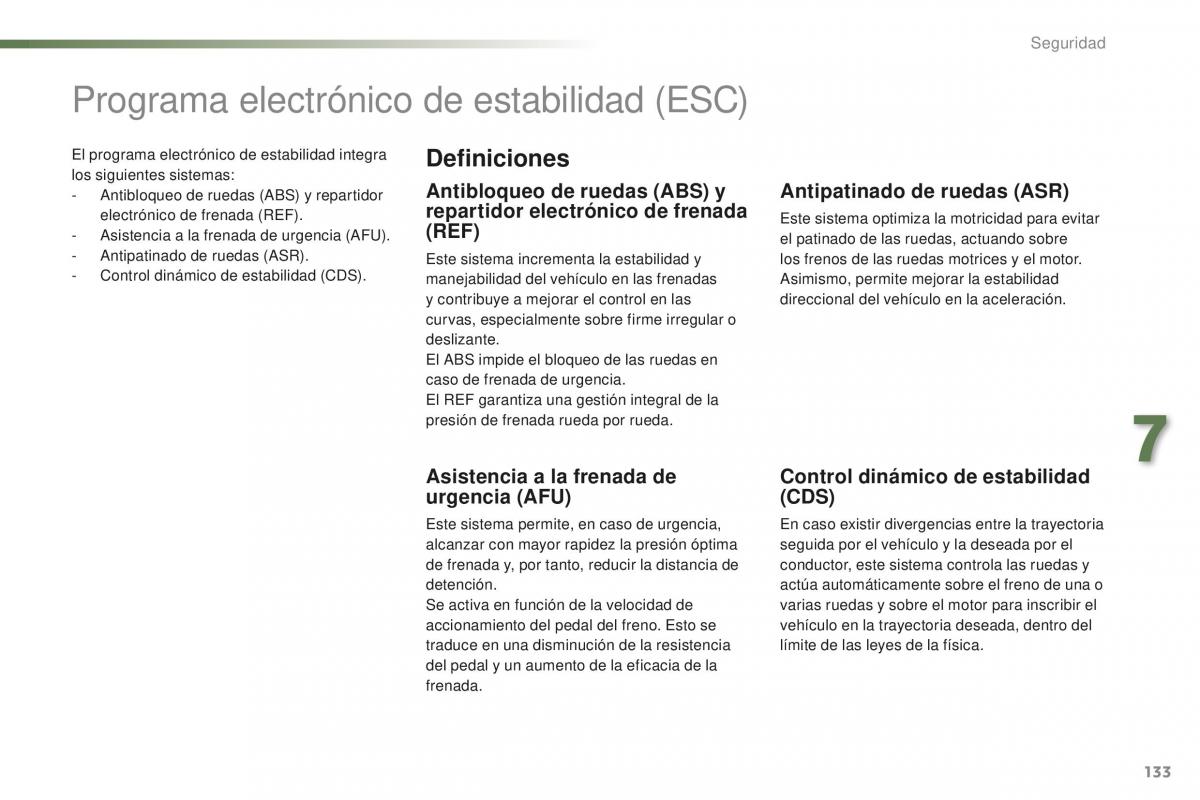 Peugeot 2008 manual del propietario / page 135