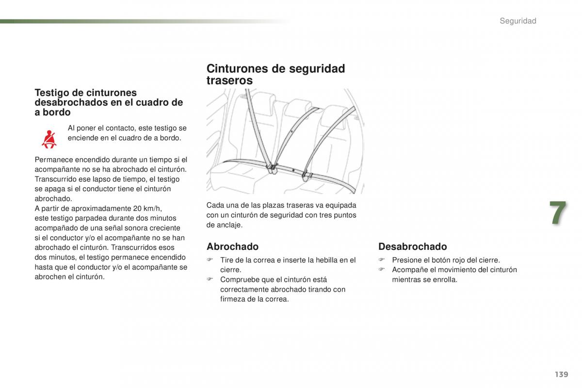 Peugeot 2008 manual del propietario / page 141