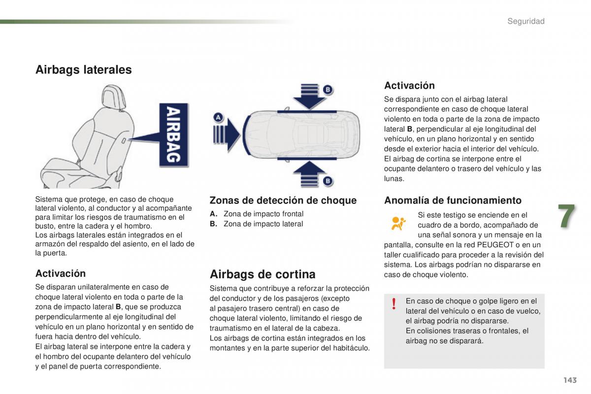 Peugeot 2008 manual del propietario / page 145