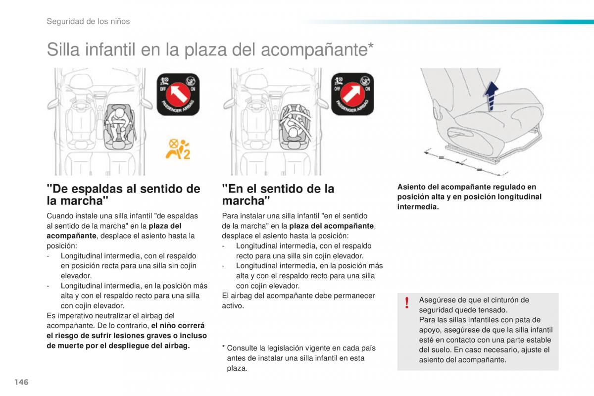 Peugeot 2008 manual del propietario / page 148