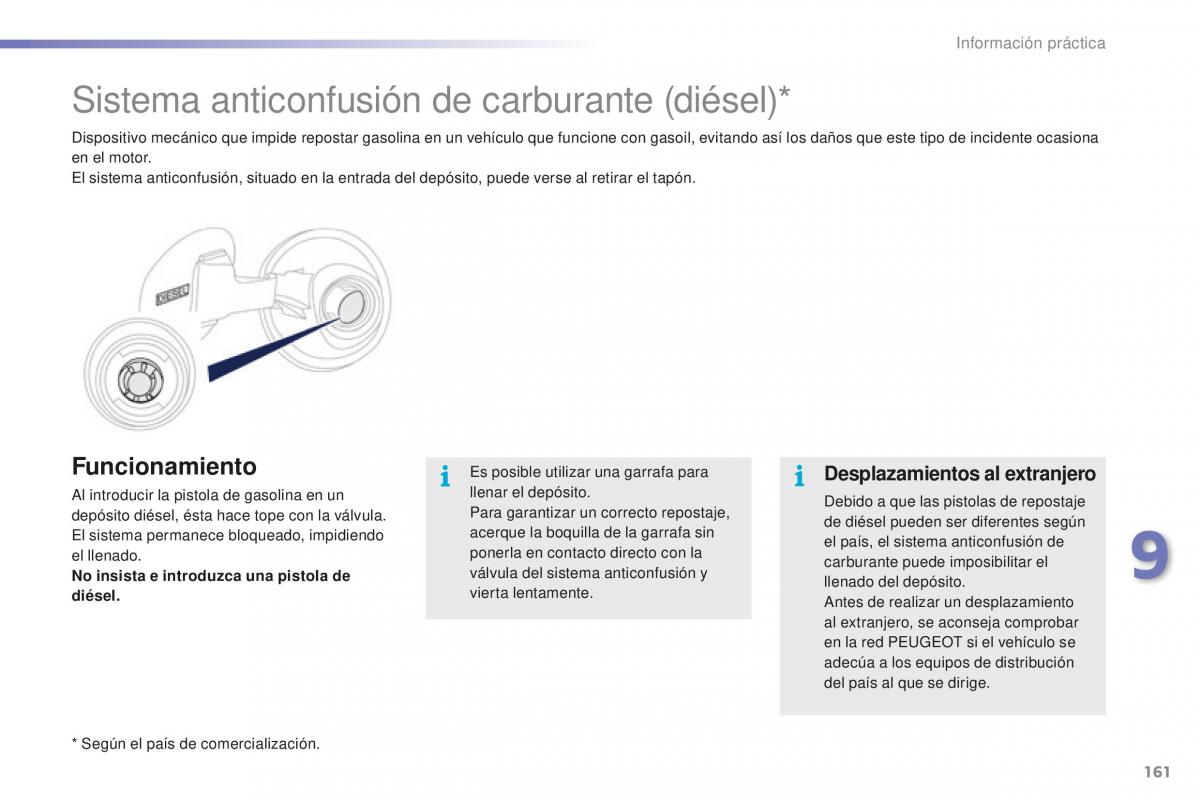 Peugeot 2008 manual del propietario / page 163