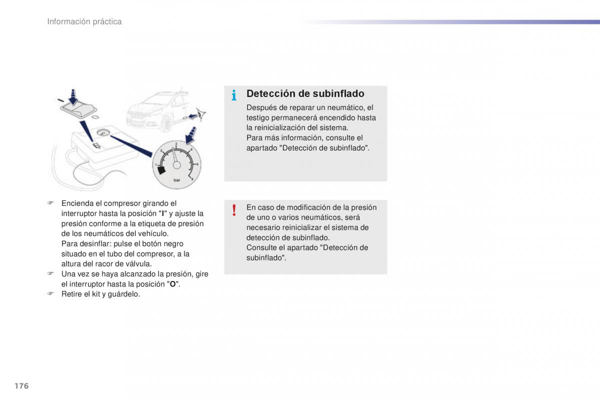 Peugeot 2008 manual del propietario / page 178