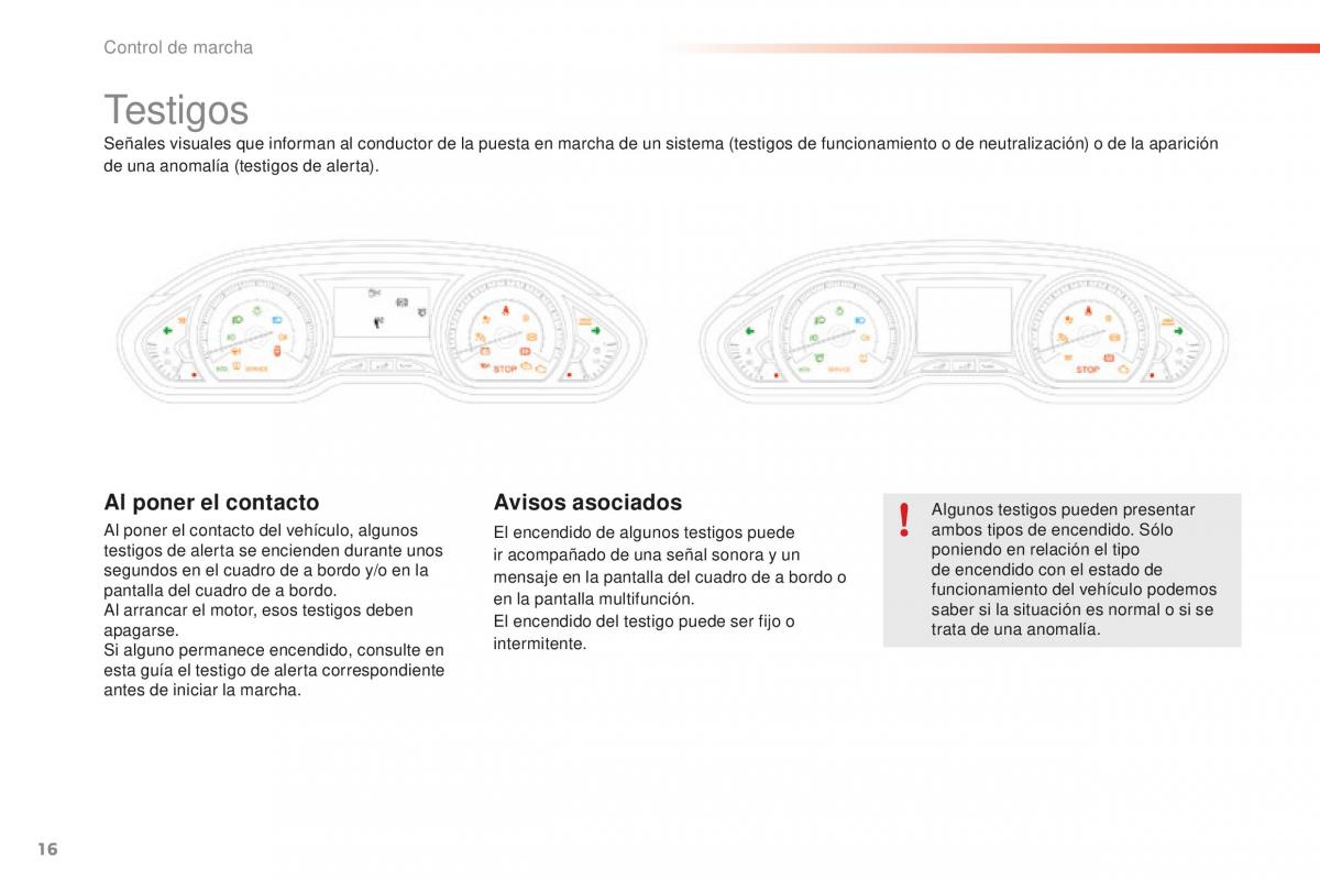 Peugeot 2008 manual del propietario / page 18