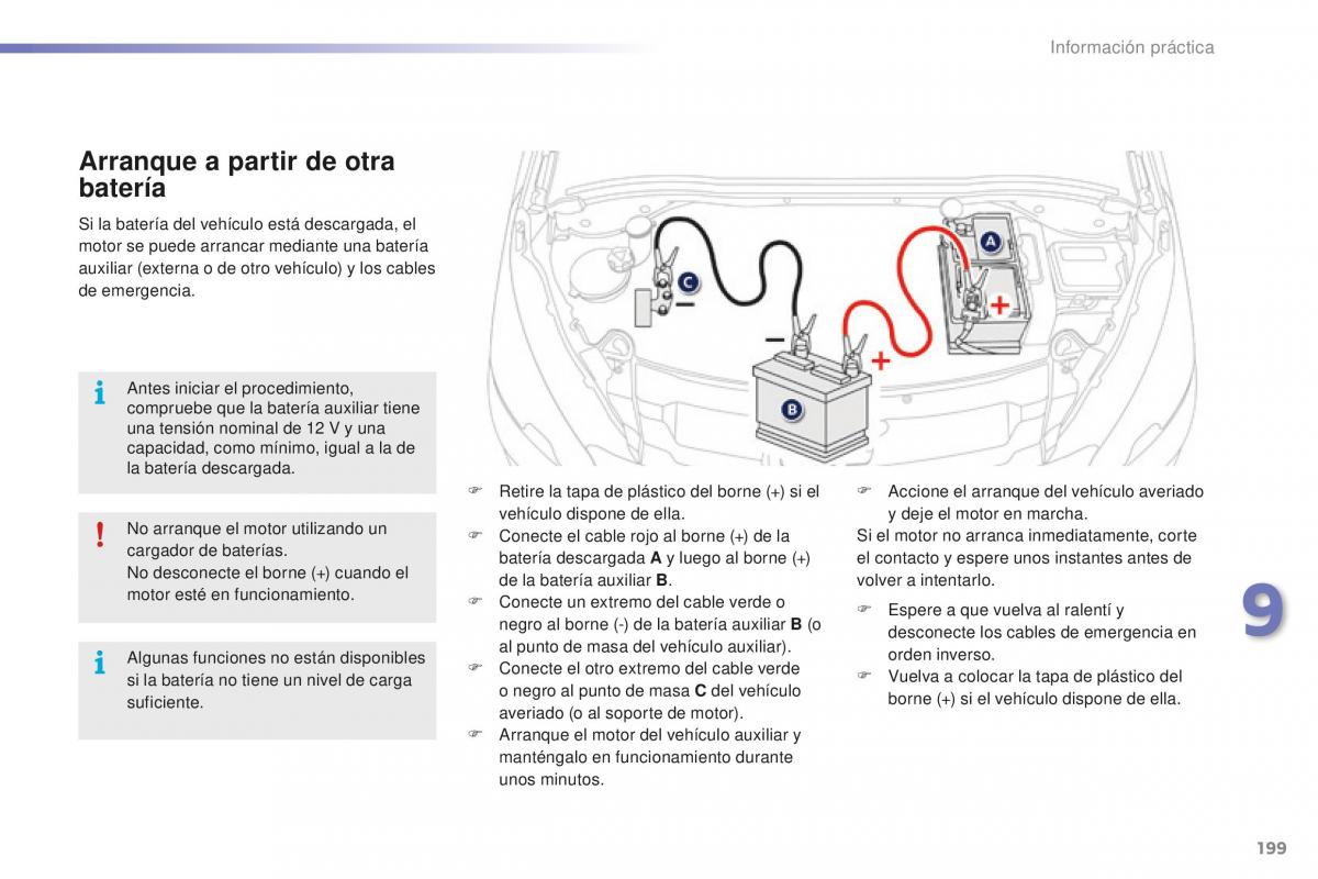 Peugeot 2008 manual del propietario / page 201