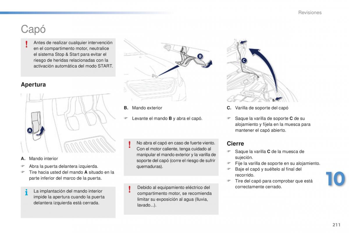 Peugeot 2008 manual del propietario / page 213