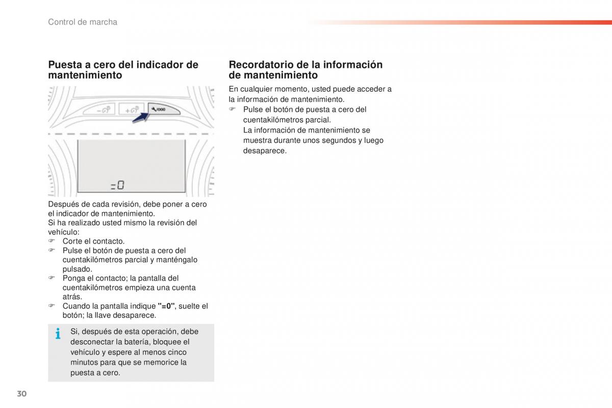 Peugeot 2008 manual del propietario / page 32