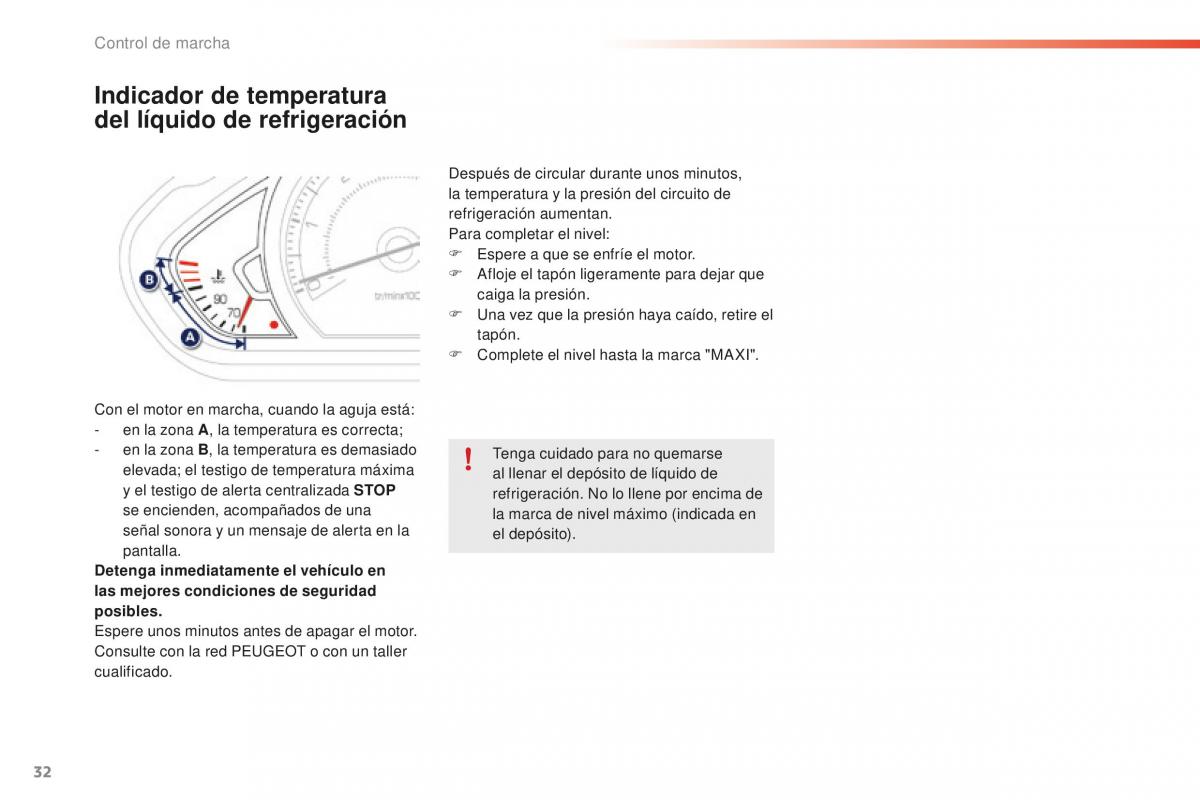 Peugeot 2008 manual del propietario / page 34