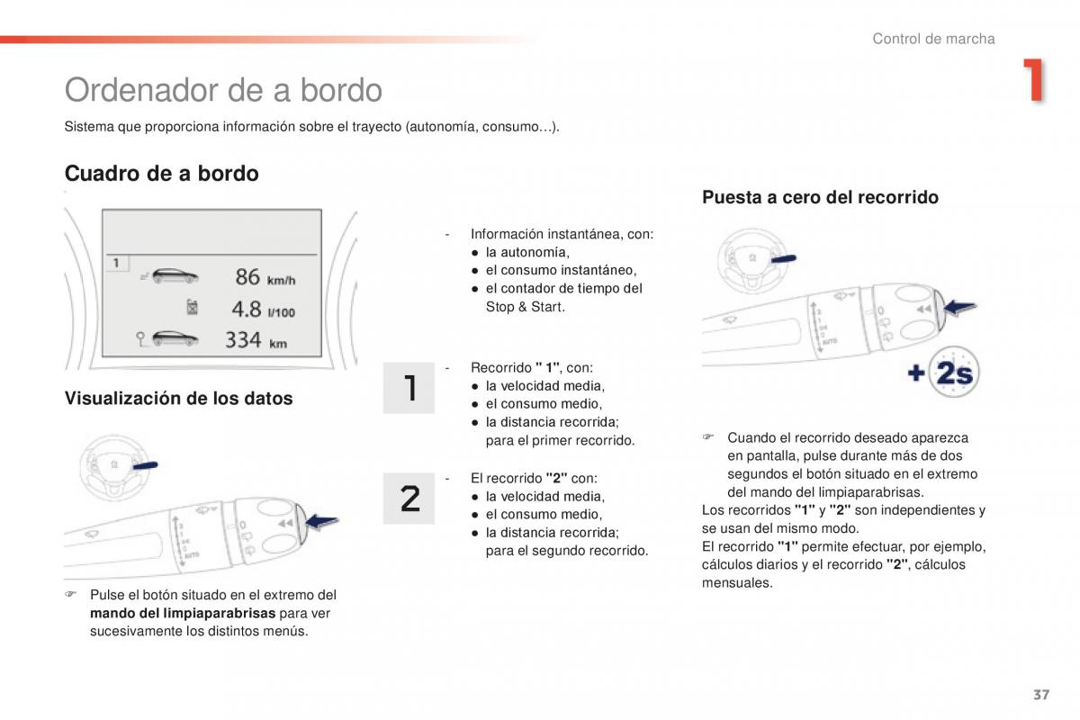 Peugeot 2008 manual del propietario / page 39