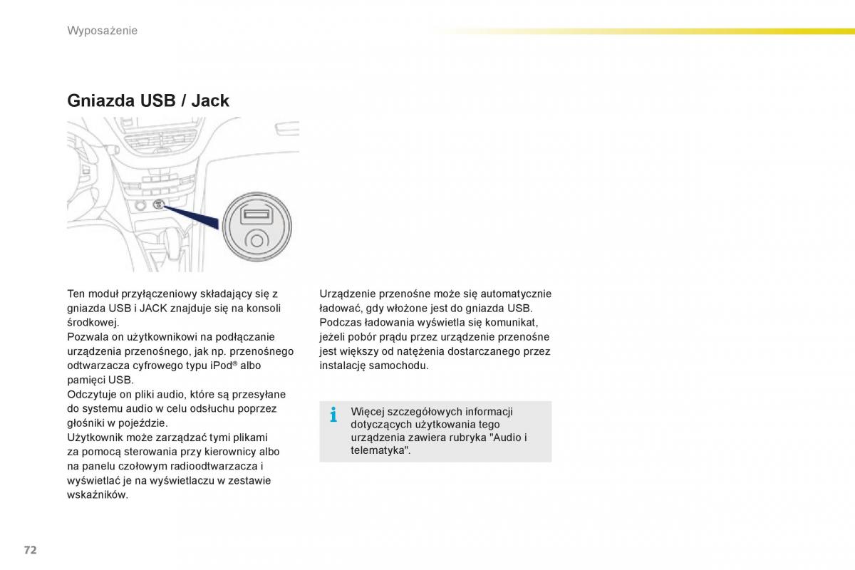 Peugeot 2008 instrukcja obslugi / page 74