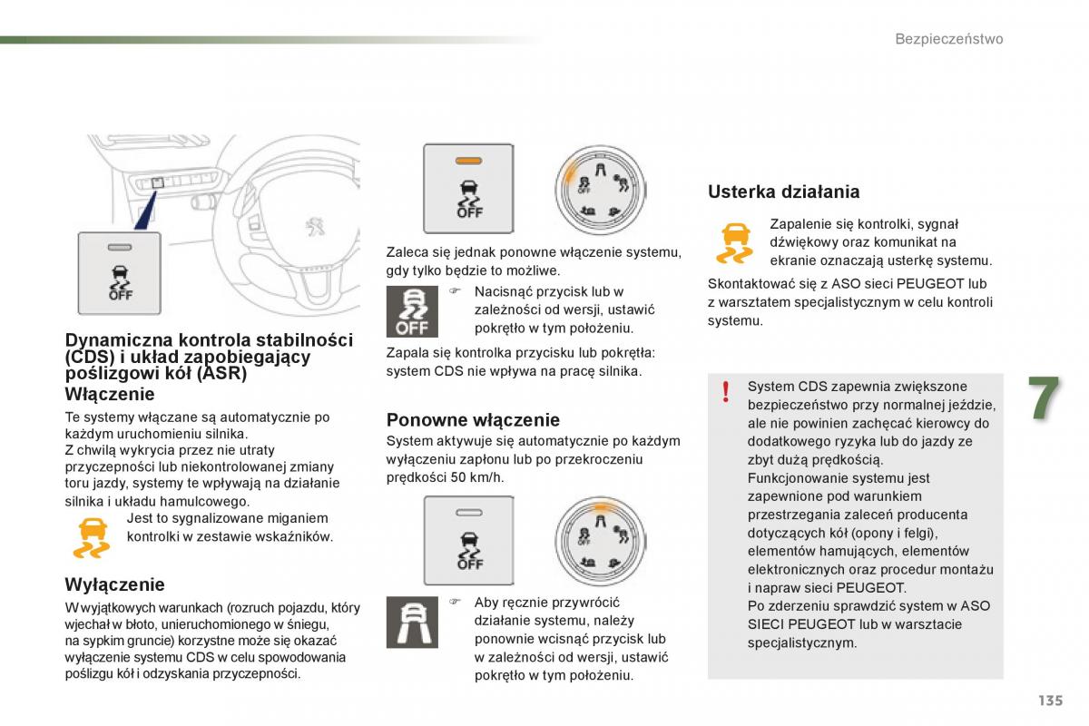 Peugeot 2008 instrukcja obslugi / page 137