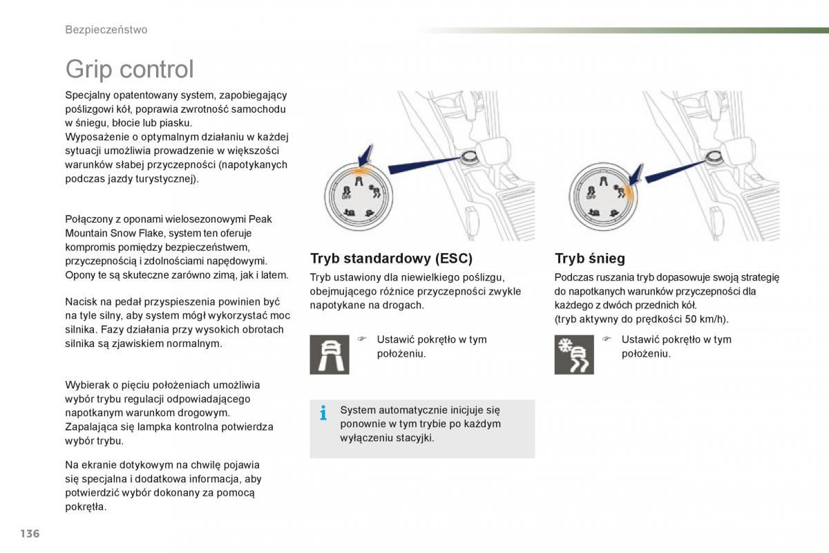 Peugeot 2008 instrukcja obslugi / page 138