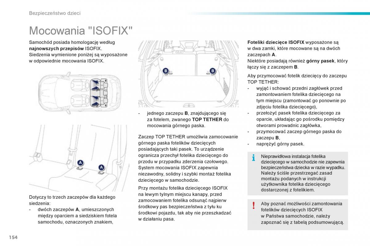 Peugeot 2008 instrukcja obslugi / page 156