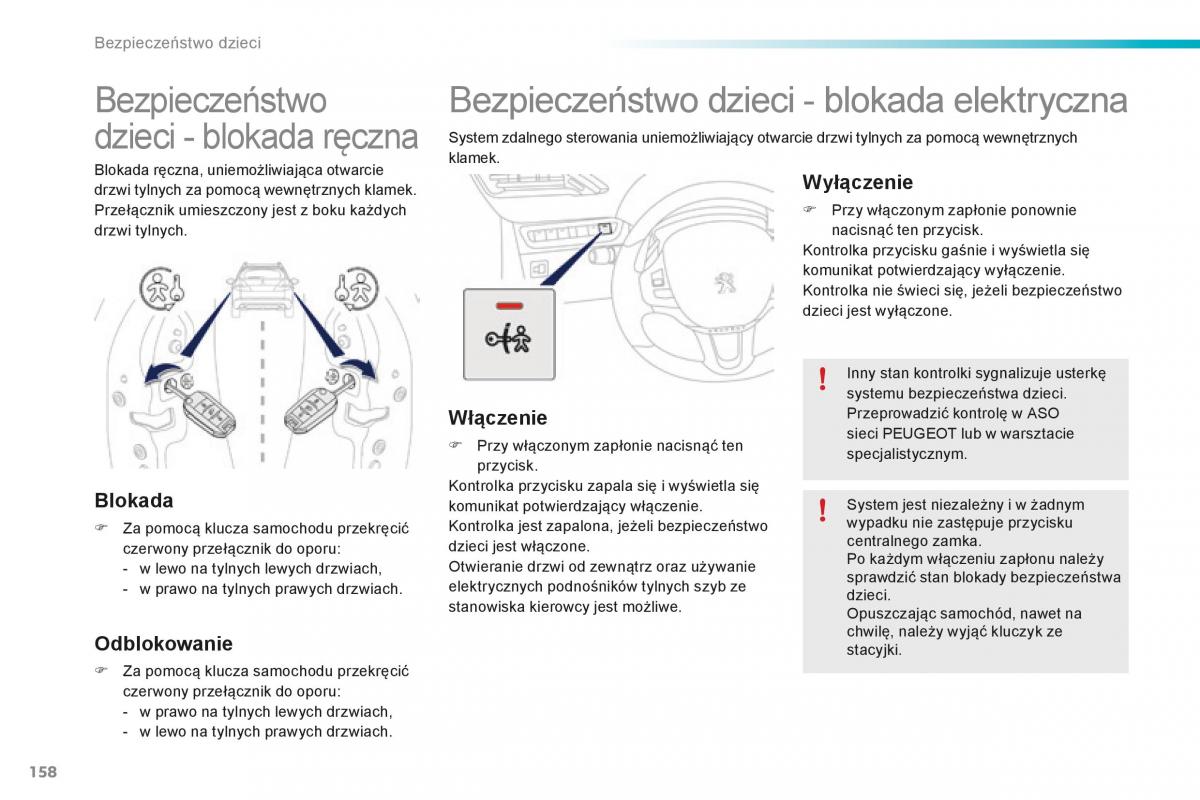 Peugeot 2008 instrukcja obslugi / page 160