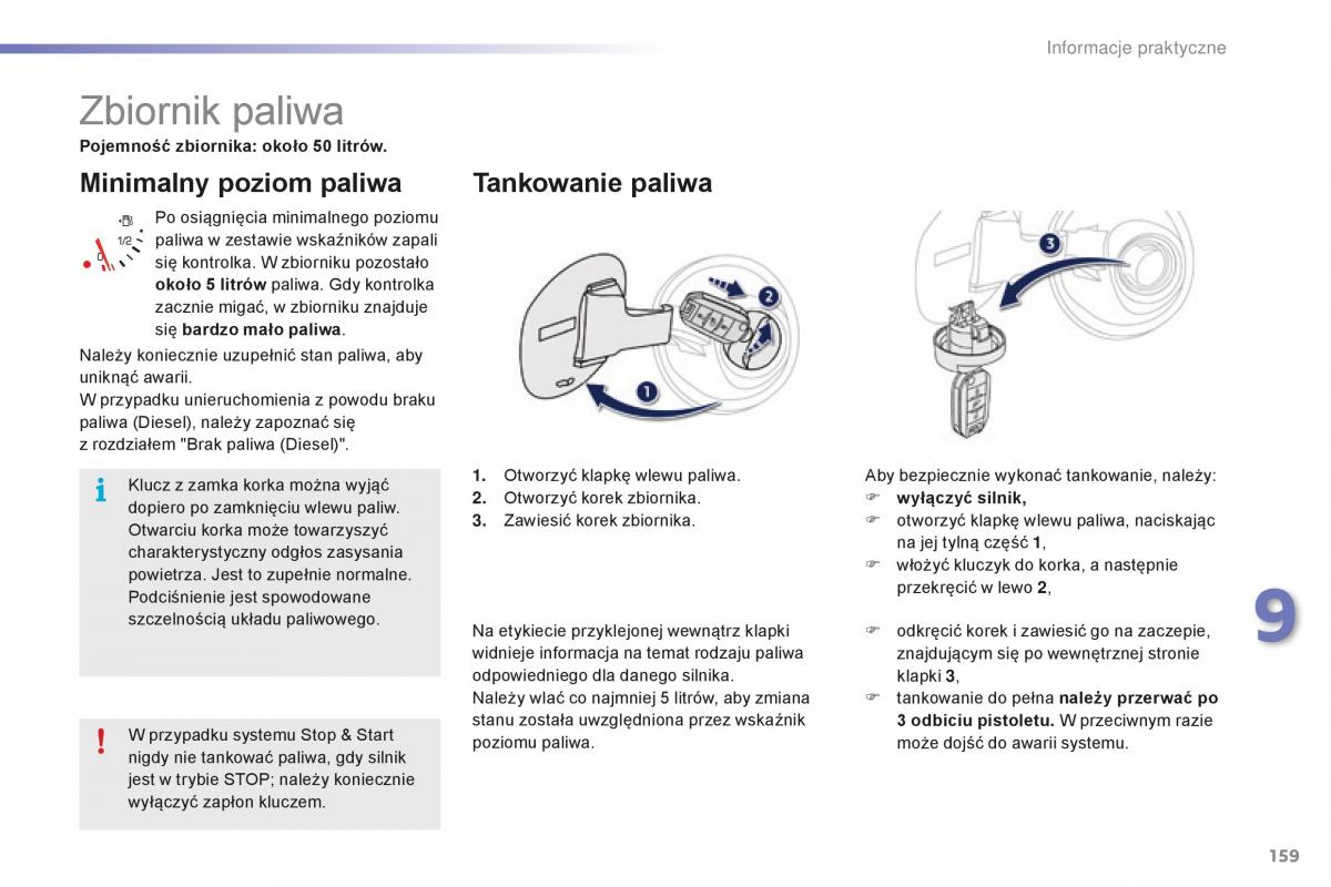 Peugeot 2008 instrukcja obslugi / page 161