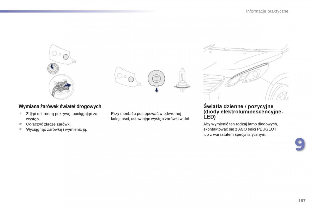 Peugeot 2008 instrukcja obslugi / page 189