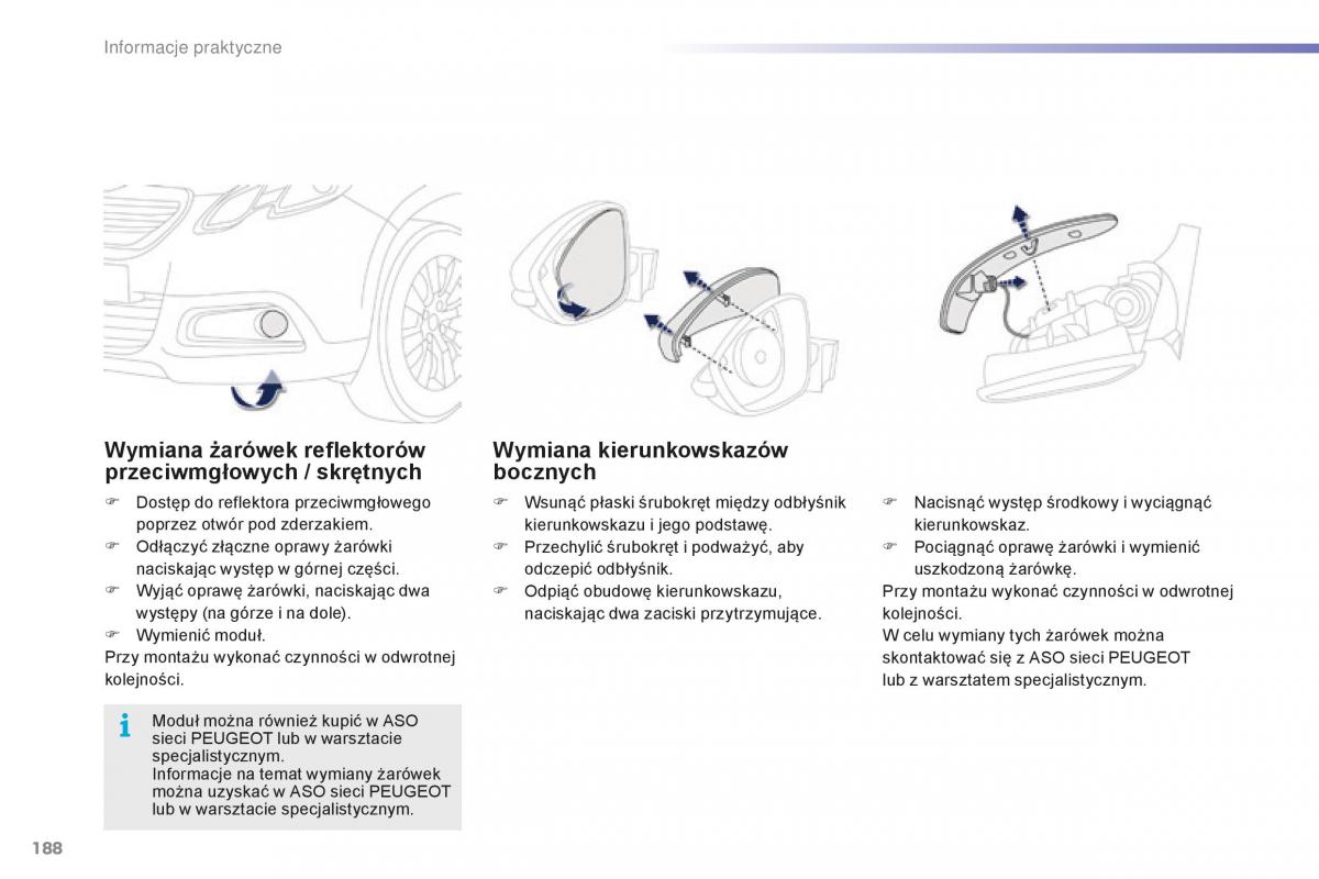 Peugeot 2008 instrukcja obslugi / page 190