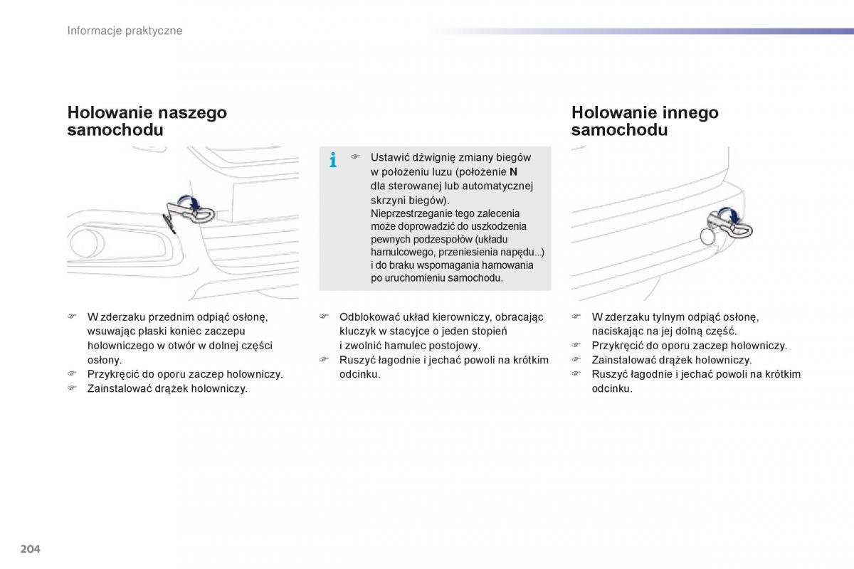 Peugeot 2008 instrukcja obslugi / page 206