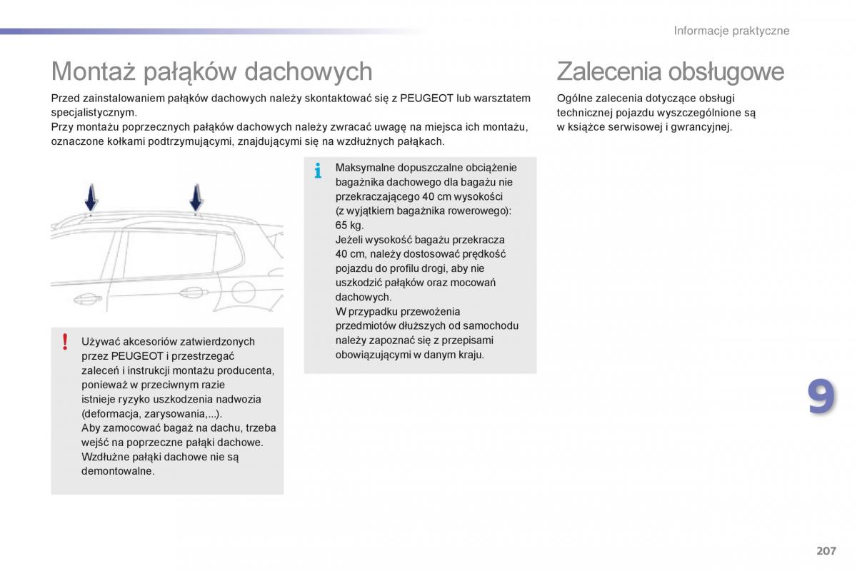 Peugeot 2008 instrukcja obslugi / page 209