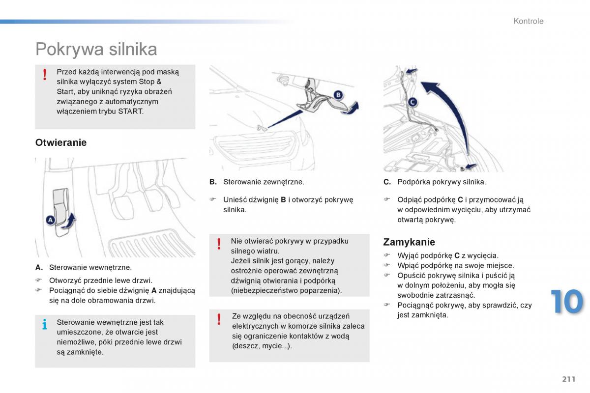 Peugeot 2008 instrukcja obslugi / page 213