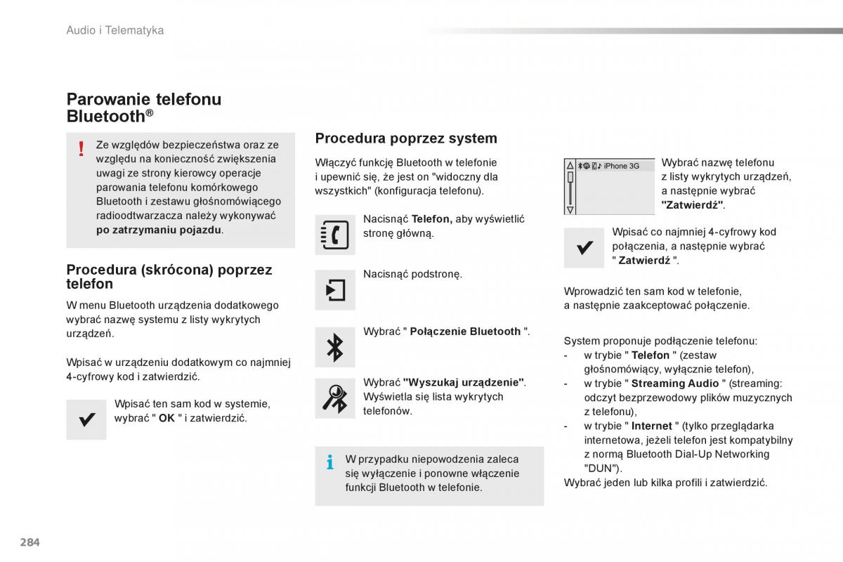 Peugeot 2008 instrukcja obslugi / page 286