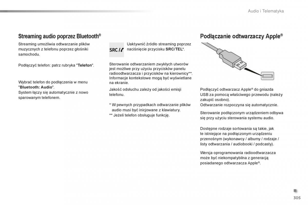 Peugeot 2008 instrukcja obslugi / page 307