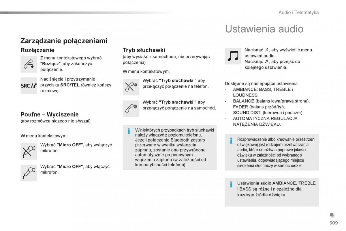 Peugeot 2008 instrukcja obslugi / page 311