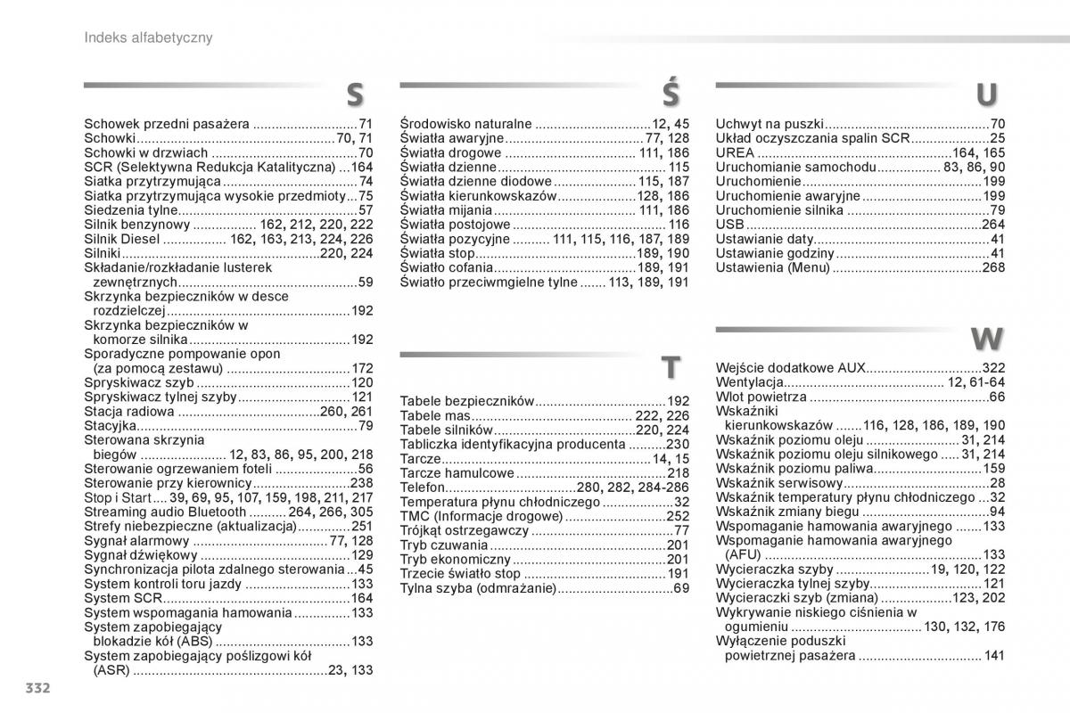 Peugeot 2008 instrukcja obslugi / page 334