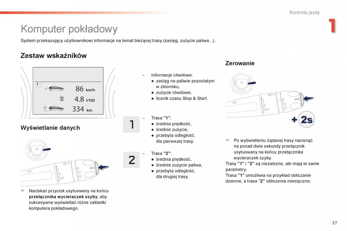 Peugeot 2008 instrukcja obslugi / page 39