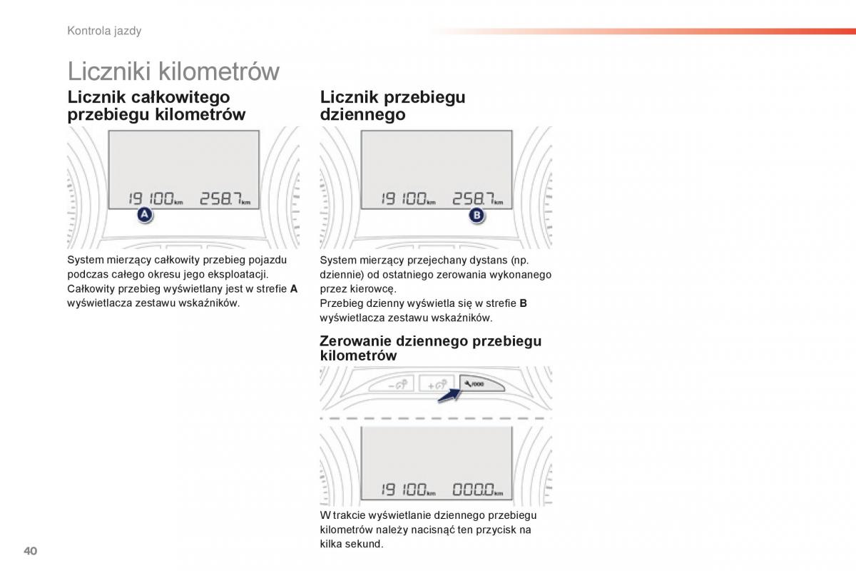 Peugeot 2008 instrukcja obslugi / page 42