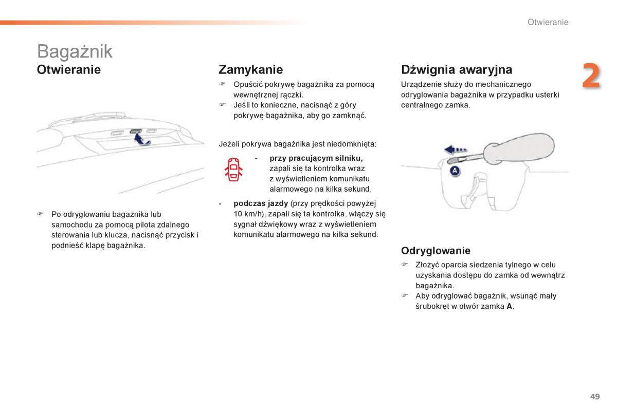 Peugeot 2008 instrukcja obslugi / page 51