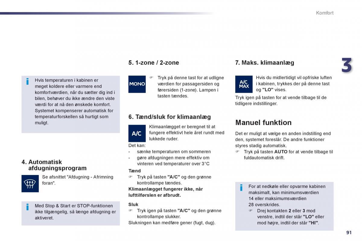 Peugeot 508 Bilens instruktionsbog / page 93