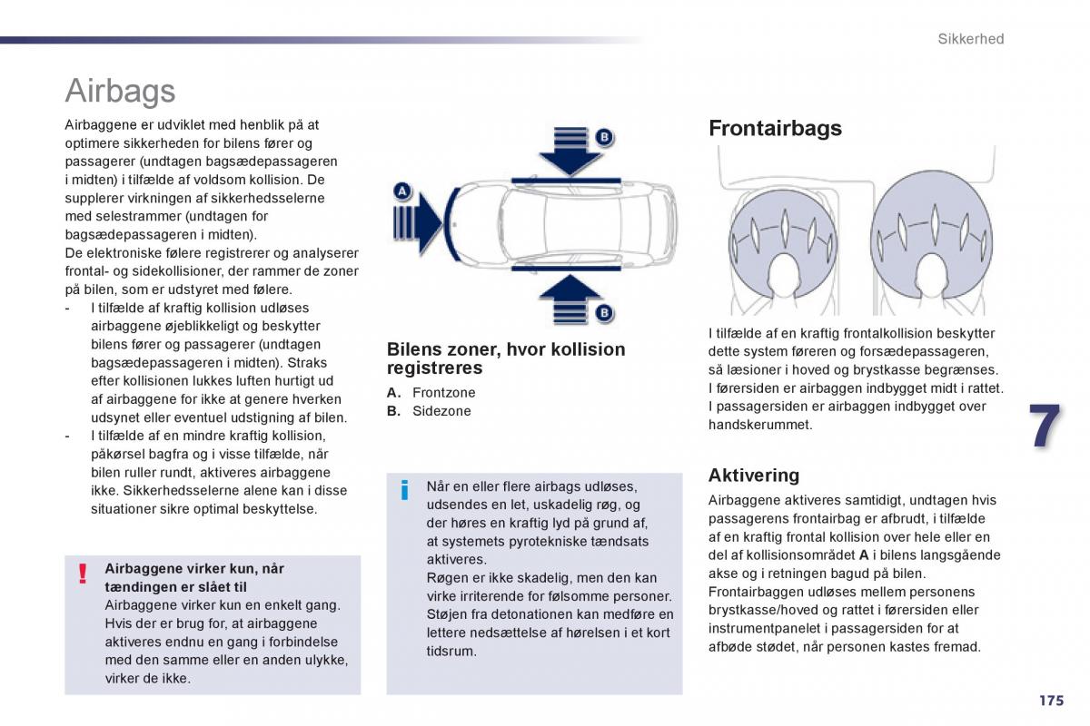 Peugeot 508 Bilens instruktionsbog / page 177