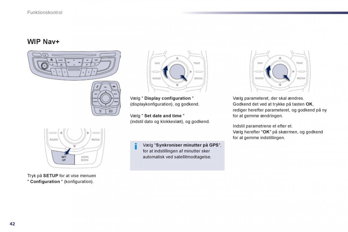 Peugeot 508 Bilens instruktionsbog / page 44