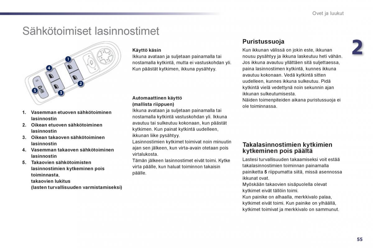 Peugeot 508 omistajan kasikirja / page 57