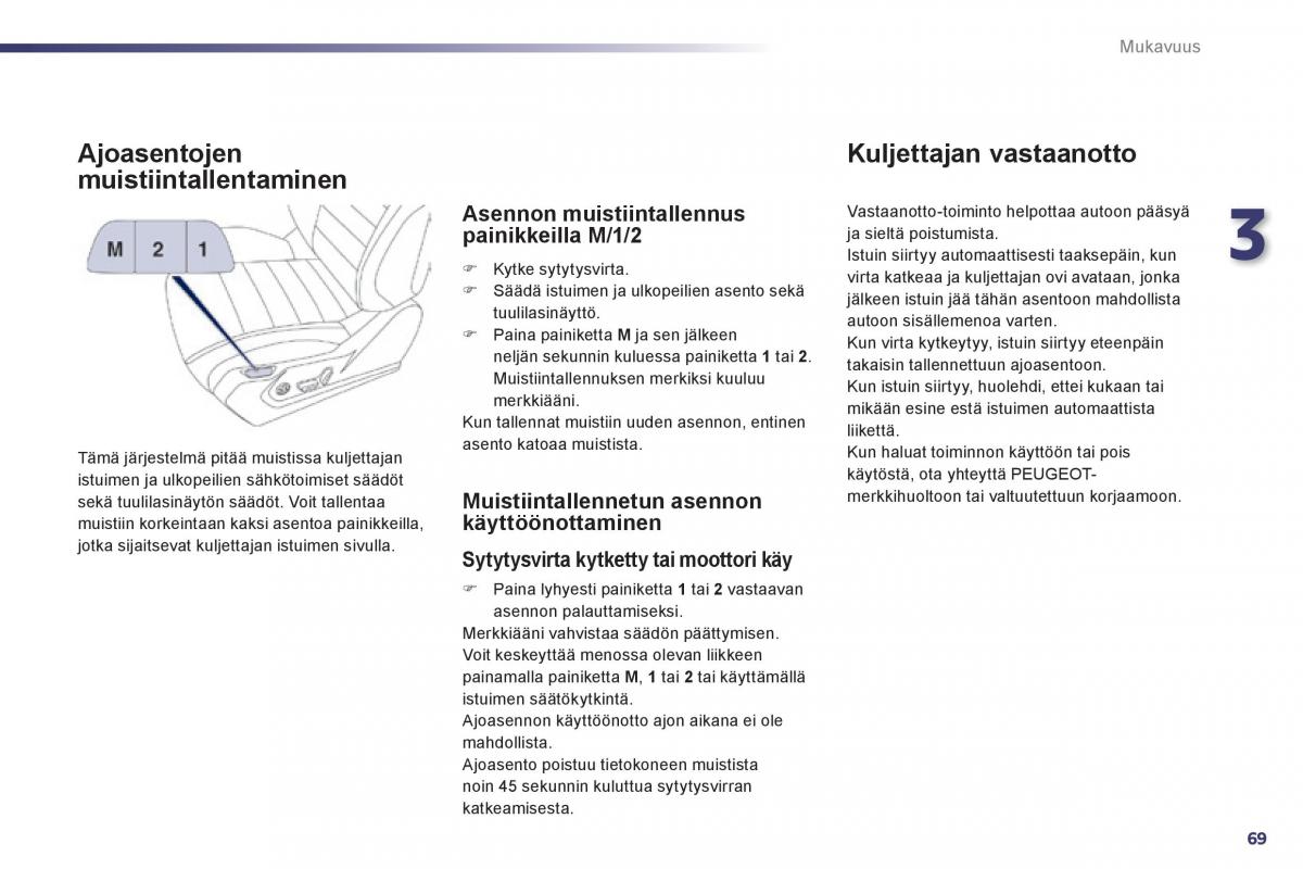 Peugeot 508 omistajan kasikirja / page 71