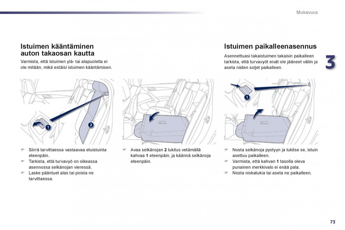 Peugeot 508 omistajan kasikirja / page 75