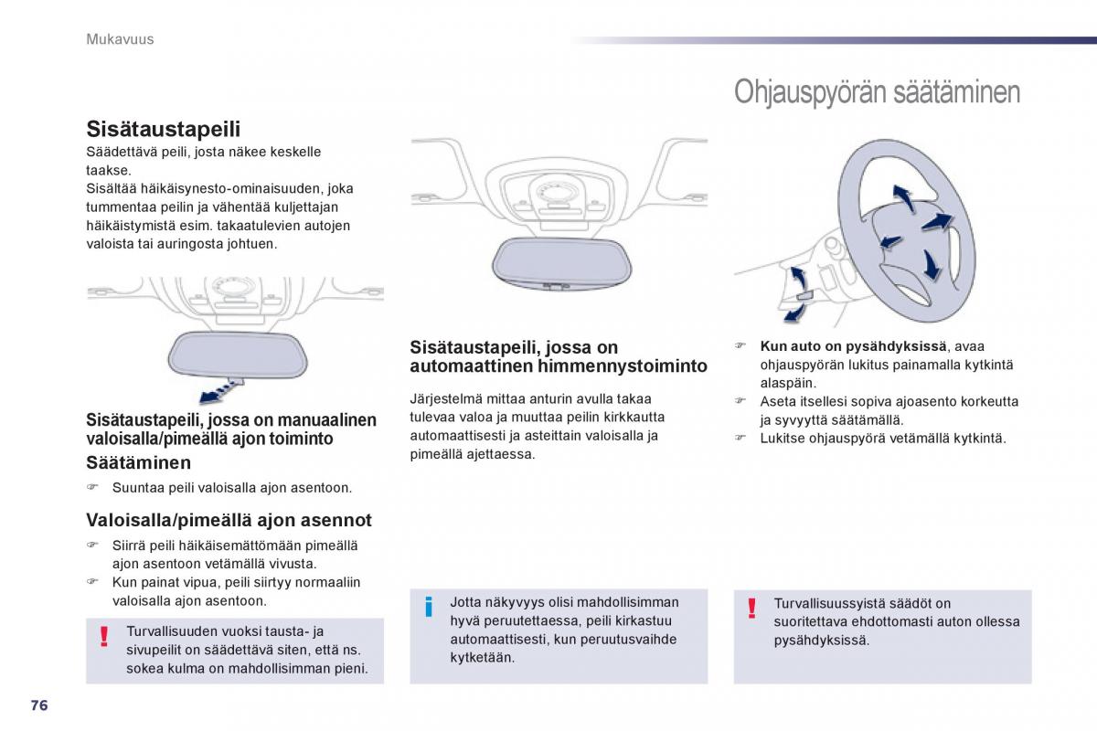 Peugeot 508 omistajan kasikirja / page 78